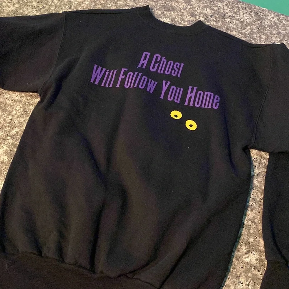 Disney Black Haunted Mansion Sweatshirt - Picture 3 of 5